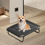 Maxbell Elevated Dog Cat Bed Breathable Elevated Pet Bed for Travel Outdoor Terraces 79cmx60cmx15cm
