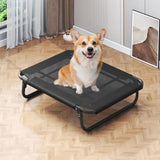 Maxbell Elevated Dog Cat Bed Breathable Elevated Pet Bed for Travel Outdoor Terraces 79cmx60cmx15cm