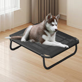 Maxbell Elevated Dog Cat Bed Breathable Elevated Pet Bed for Travel Outdoor Terraces 90cmx71cmx21cm