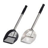 Maxbell Sand Rake Convenient Sand Rake Stainless Steel Easy Cleanup Cat Litter Scoop Black