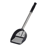 Maxbell Sand Rake Convenient Sand Rake Stainless Steel Easy Cleanup Cat Litter Scoop Black