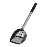 Maxbell Sand Rake Convenient Sand Rake Stainless Steel Easy Cleanup Cat Litter Scoop Black