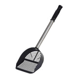 Maxbell Sand Rake Convenient Sand Rake Stainless Steel Easy Cleanup Cat Litter Scoop Black