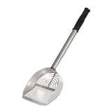 Maxbell Sand Rake Convenient Sand Rake Stainless Steel Easy Cleanup Cat Litter Scoop Silver