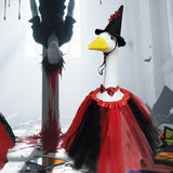 Maxbell Goose Outfit Decorative Funny Cute for Porch Statue for Landscape Lawn Patio