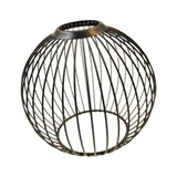 Maxbell Iron Lamp Shade Bulb Cover Office Fitting Hotel Home Pendant Light Lampshade Black 14.8x13cm