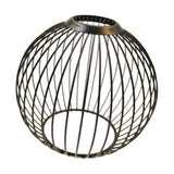 Maxbell Iron Lamp Shade Bulb Cover Office Fitting Hotel Home Pendant Light Lampshade Black 14.8x13cm