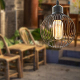 Maxbell Iron Lamp Shade Bulb Cover Office Fitting Hotel Home Pendant Light Lampshade Black 14.8x13cm