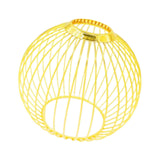 Maxbell Iron Lamp Shade Bulb Cover Office Fitting Hotel Home Pendant Light Lampshade Gold 14.8x13cm