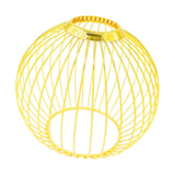 Maxbell Iron Lamp Shade Bulb Cover Office Fitting Hotel Home Pendant Light Lampshade Gold 14.8x13cm