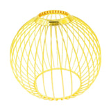 Maxbell Iron Lamp Shade Bulb Cover Office Fitting Hotel Home Pendant Light Lampshade Gold 14.8x13cm