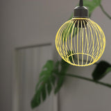 Maxbell Iron Lamp Shade Bulb Cover Office Fitting Hotel Home Pendant Light Lampshade Gold 14.8x13cm