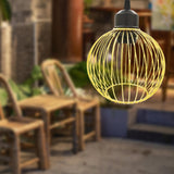 Maxbell Iron Lamp Shade Bulb Cover Office Fitting Hotel Home Pendant Light Lampshade Gold 14.8x13cm