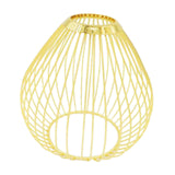 Maxbell Iron Lamp Shade Bulb Cover Office Fitting Hotel Home Pendant Light Lampshade Gold 14x14cm