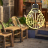 Maxbell Iron Lamp Shade Bulb Cover Office Fitting Hotel Home Pendant Light Lampshade Gold 14x14cm