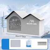 Maxbell Cat Cooling House Versatile Furniture with Ice Packs Condos for Summer Puppy M