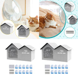 Maxbell Cat Cooling House Versatile Furniture with Ice Packs Condos for Summer Puppy M