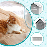 Maxbell Cat Cooling House Versatile Furniture with Ice Packs Condos for Summer Puppy L