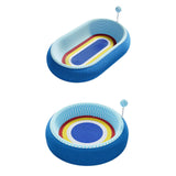 Maxbell Cat Scratcher Pad Pet Supplies Oval Cats Scratch Pad for Hunting Play Indoor 61x40x12cm