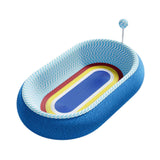 Maxbell Cat Scratcher Pad Pet Supplies Oval Cats Scratch Pad for Hunting Play Indoor 61x40x12cm