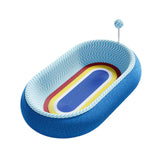 Maxbell Cat Scratcher Pad Pet Supplies Oval Cats Scratch Pad for Hunting Play Indoor 61x40x12cm