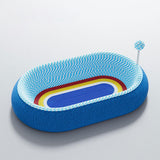 Maxbell Cat Scratcher Pad Pet Supplies Oval Cats Scratch Pad for Hunting Play Indoor 61x40x12cm