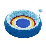 Maxbell Cat Scratcher Pad Pet Supplies Oval Cats Scratch Pad for Hunting Play Indoor 52x52x12cm