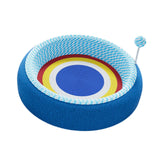 Maxbell Cat Scratcher Pad Pet Supplies Oval Cats Scratch Pad for Hunting Play Indoor 52x52x12cm
