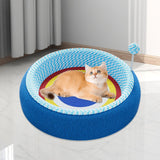 Maxbell Cat Scratcher Pad Pet Supplies Oval Cats Scratch Pad for Hunting Play Indoor 52x52x12cm