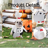 Maxbell Pet Chef Hat Costume Set Halloween Dog Costume for Pets Gifts Festival Party