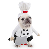Maxbell Pet Chef Hat Costume Set Halloween Dog Costume for Pets Gifts Festival Party