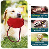 Maxbell Dog Toy Pet Supplies for Aggressive Chewers Small Medium Dog Red