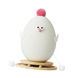 Maxbell Cat Scratching Post Interactive Ball Track Toy for Playing Exercise Climbing white