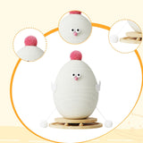 Maxbell Cat Scratching Post Interactive Ball Track Toy for Playing Exercise Climbing white