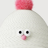 Maxbell Cat Scratching Post Interactive Ball Track Toy for Playing Exercise Climbing white