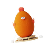 Maxbell Cat Scratching Post Interactive Ball Track Toy for Playing Exercise Climbing orange