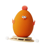 Maxbell Cat Scratching Post Interactive Ball Track Toy for Playing Exercise Climbing orange