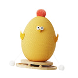 Maxbell Cat Scratching Post Interactive Ball Track Toy for Playing Exercise Climbing yellow