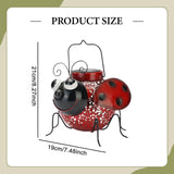 Maxbell Solar Beetle Light Hollowed Out Ornament Outdoor Decor for Lawn Farm Outdoor