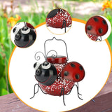 Maxbell Solar Beetle Light Hollowed Out Ornament Outdoor Decor for Lawn Farm Outdoor