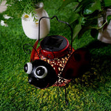 Maxbell Solar Beetle Light Hollowed Out Ornament Outdoor Decor for Lawn Farm Outdoor