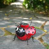 Maxbell Solar Beetle Light Hollowed Out Ornament Outdoor Decor for Lawn Farm Outdoor