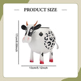 Maxbell Solar Cow Light Ornament Hollowed Out Garden Figurine for Farm Outdoor Decor