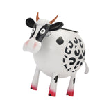 Maxbell Solar Cow Light Ornament Hollowed Out Garden Figurine for Farm Outdoor Decor