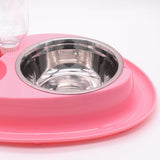 Maxbell Cat Feeder Feeding 2 in 1 Feeder and Waterer Set for Indoor Cats Bunny Puppy