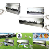 Maxbell Automatic Poultry Waterer Auto Water Dispenser for Peacock Goose Guinea Fowl 40cm