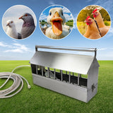 Maxbell Automatic Poultry Waterer Auto Water Dispenser for Peacock Goose Guinea Fowl 40cm