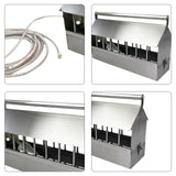 Maxbell Automatic Poultry Waterer Auto Water Dispenser for Peacock Goose Guinea Fowl 40cm
