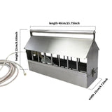 Maxbell Automatic Poultry Waterer Auto Water Dispenser for Peacock Goose Guinea Fowl 40cm