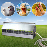 Maxbell Automatic Poultry Waterer Auto Water Dispenser for Peacock Goose Guinea Fowl 60cm